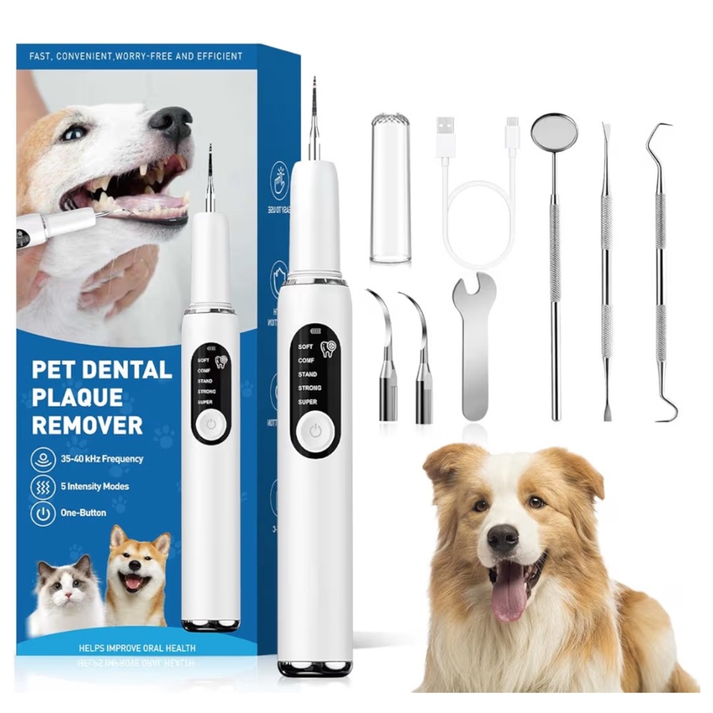 Pet Dental Plaque Remover Kit - White
